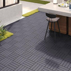 42 Pack Interlocking Deck Tiles, 12"x12"x0.8" Plastic Patio Flooring Outdoor
