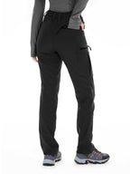 Wespornow Women's-Snow-Ski-Pants Fleece-Lined-Waterproof-Hiking-Pants Softshell