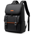 hk Vintage College Backpack for Women and Men, Travel Laptop Backpack with Anti