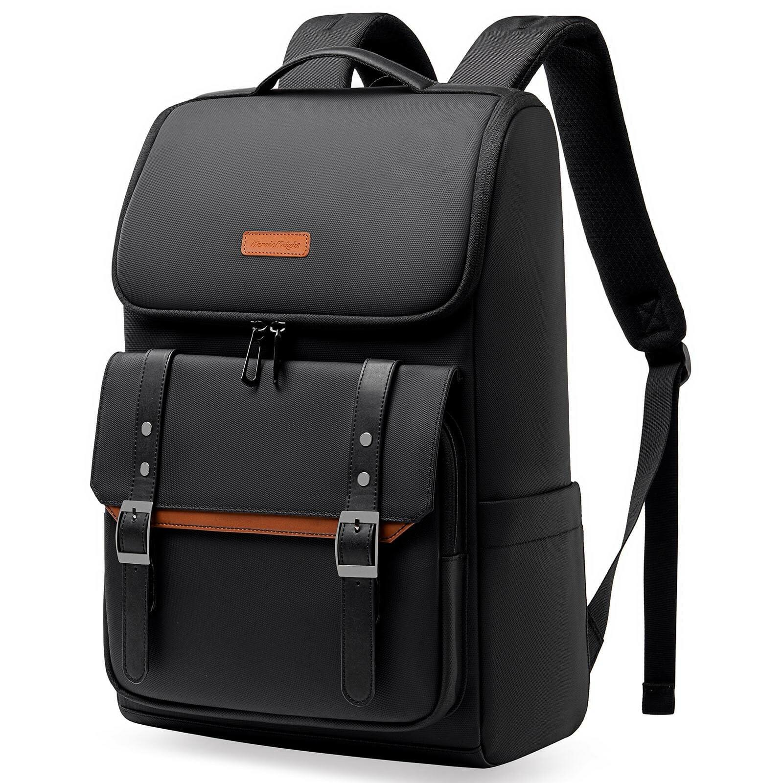 hk Vintage College Backpack for Women and Men, Travel Laptop Backpack with Anti