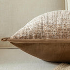 Yaertun Pack of 2 Chenille Textured Decorative Throw Pillow Covers Accent Solid