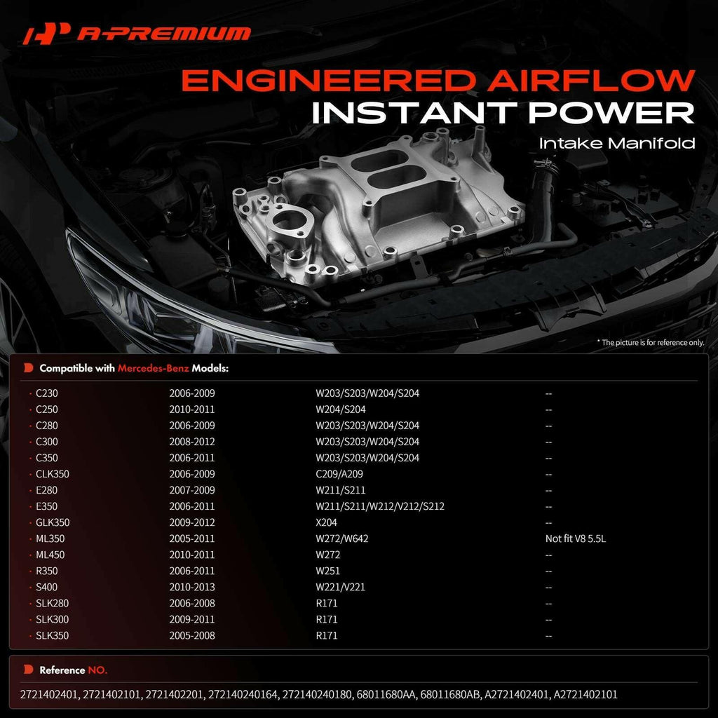 A-Premium Aluminum Engine Intake Manifold Mercedes-Benz