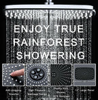 High Pressure Rain Shower Head: Upgrade Shower Heads with Handheld Spray Combo
