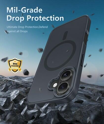 FNTCASE for iPhone 16 Phone Case: Compatible with MagSafe Slim Shockproof