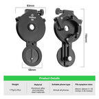 FANAUE Telescope Phone Adapter, Spotting Scope Smartphone Phone Mount for