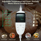 Folding Bread Proofing Box with Temp Control(50-122℉) & 48H Timer, Dough Proofer
