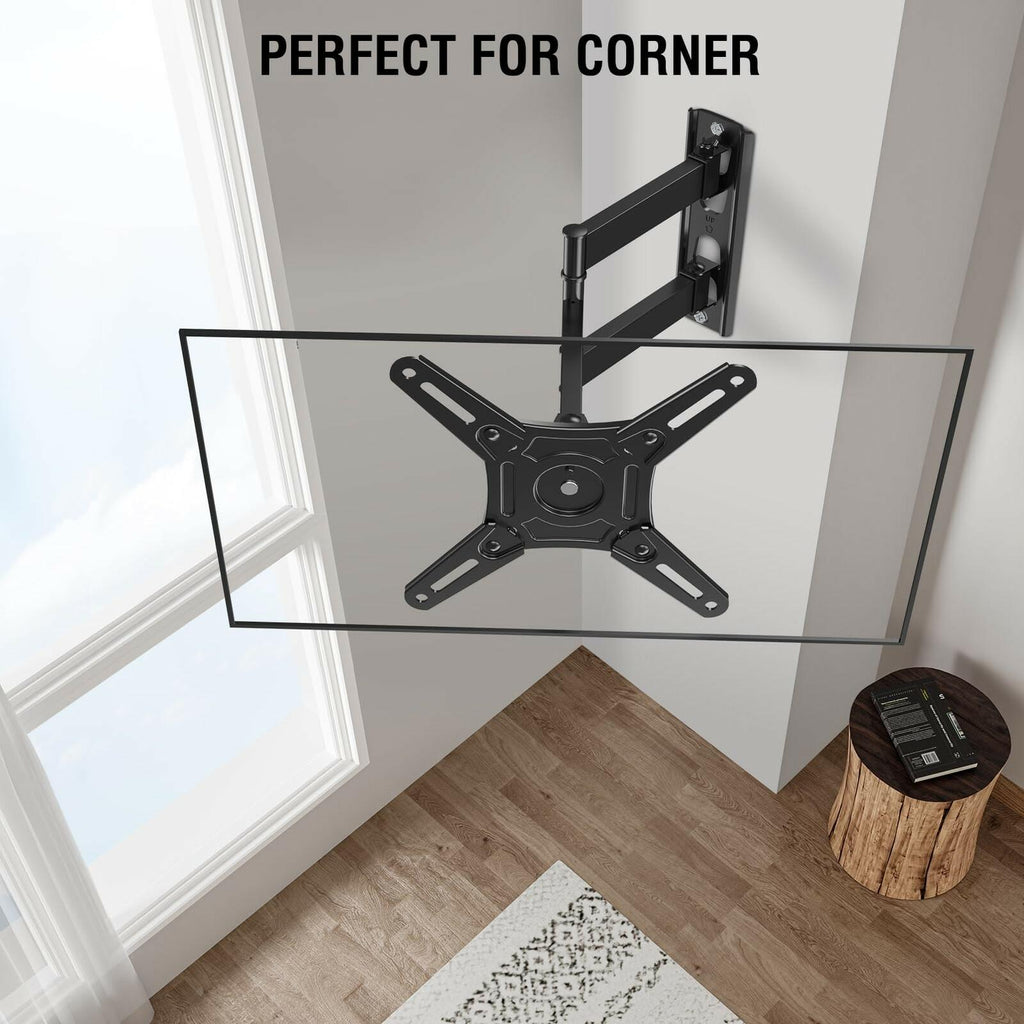 ELIVED Full Motion TV Monitor Wall Mount for Most 14-42 Inch LED LCD Flat Screen