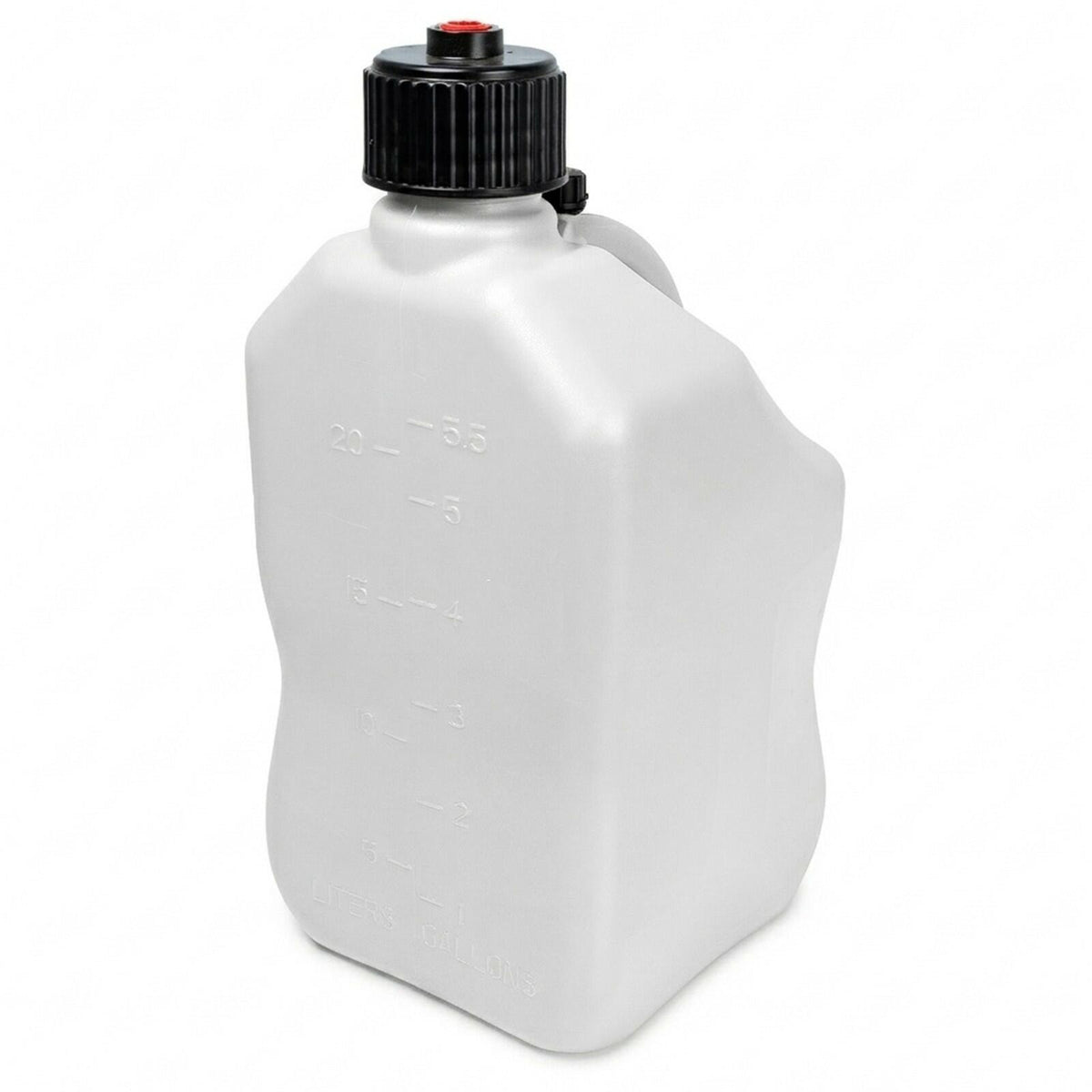 Bushman 4 Pack U-Jug Storage Jug, Portable Plastic Container, 5.5Gal, White