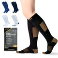 1 Pair CopperJoint Copper Compression Socks for Women & Men, 2X-Large Knee High