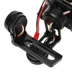 Halearo Brushless 3 Axes Camera Stabilizer Lightweight CNC Aluminum Alloy for FPV Cameras Ultra Stable Construction Black