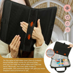 Bible Cover for Women – Large Bible Case with Zipper, Floral Journal Bag with