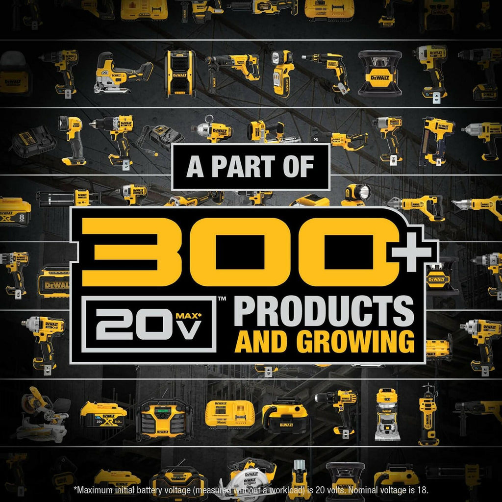 DEWALT Tire Inflator Portable Air Compressor 20V MAX, Car Air Pump with