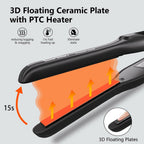 DSHOW Pencil Flat Iron, 3/10" Small Flat Irons for Short Hair, Pixie Cut and