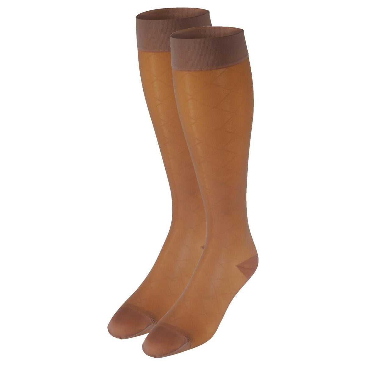 NuVein Sheer Compression Stockings, 15-20 mmHg Support, Women's Dot Pattern