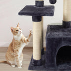 OPEN BOX - FISH&NAP Cute Cat Tree Kitten Cat Tower for Indoor Cat Condo Sisal