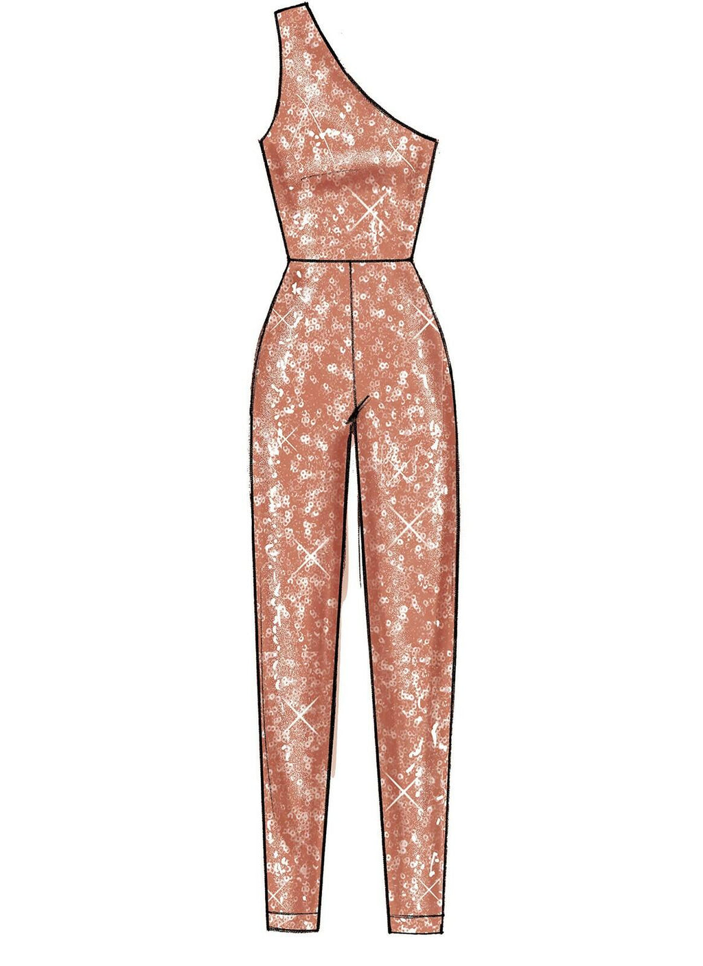 McCall Pattern Create It Women's Close Fitting Pull-On Jumpsuit, Sizes 6-14