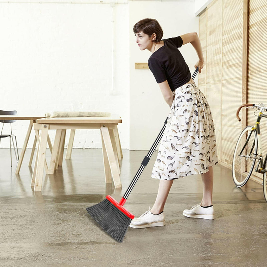 kelamayi Upgrade Broom and Dustpan Set Broom with Dustpan Combo Set, Large Size