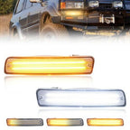 MOTRUM LED Front Turn Signal Light Compatible with Toyo-ta Land Cruiser FJ80