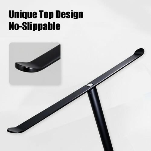 Countertop T-Shaped Stainless Steel Towel Rack, Black Hand Towel Holder with