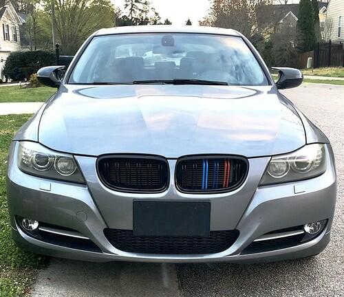 AtticZone Side Mirror Caps Covers Compatible with BMW E90 E91 2008-2011, E92 E93 E81 E82 E87 E88 LCI Door Rear View Mirror Cap Replacement for 328i 335i, Horn-style, Carbon Fiber Pattern