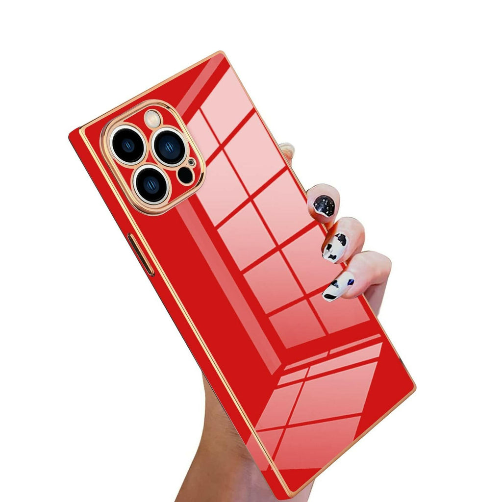 KANGHAR Case Compatible with iPhone 13 Pro Luxury Cute Plating Design Case