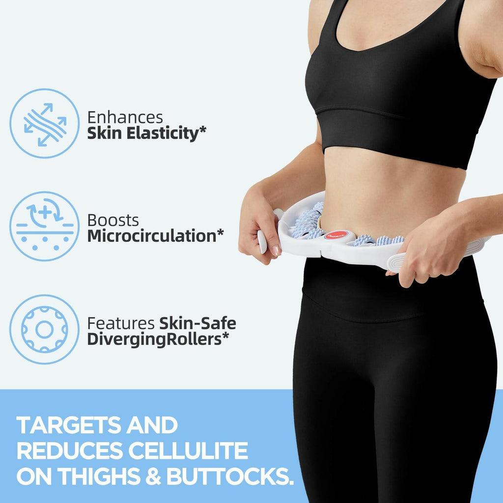 MZDXJ Cellulite Massage Tool - Lymphatic Drainage Massager - Muscle Roller, Deep