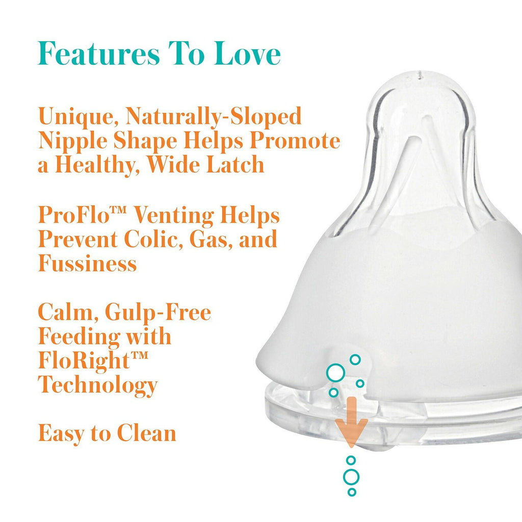 Case of 6 Evenflo Feeding Premium Proflo Venting Balance Plus Standard Neck