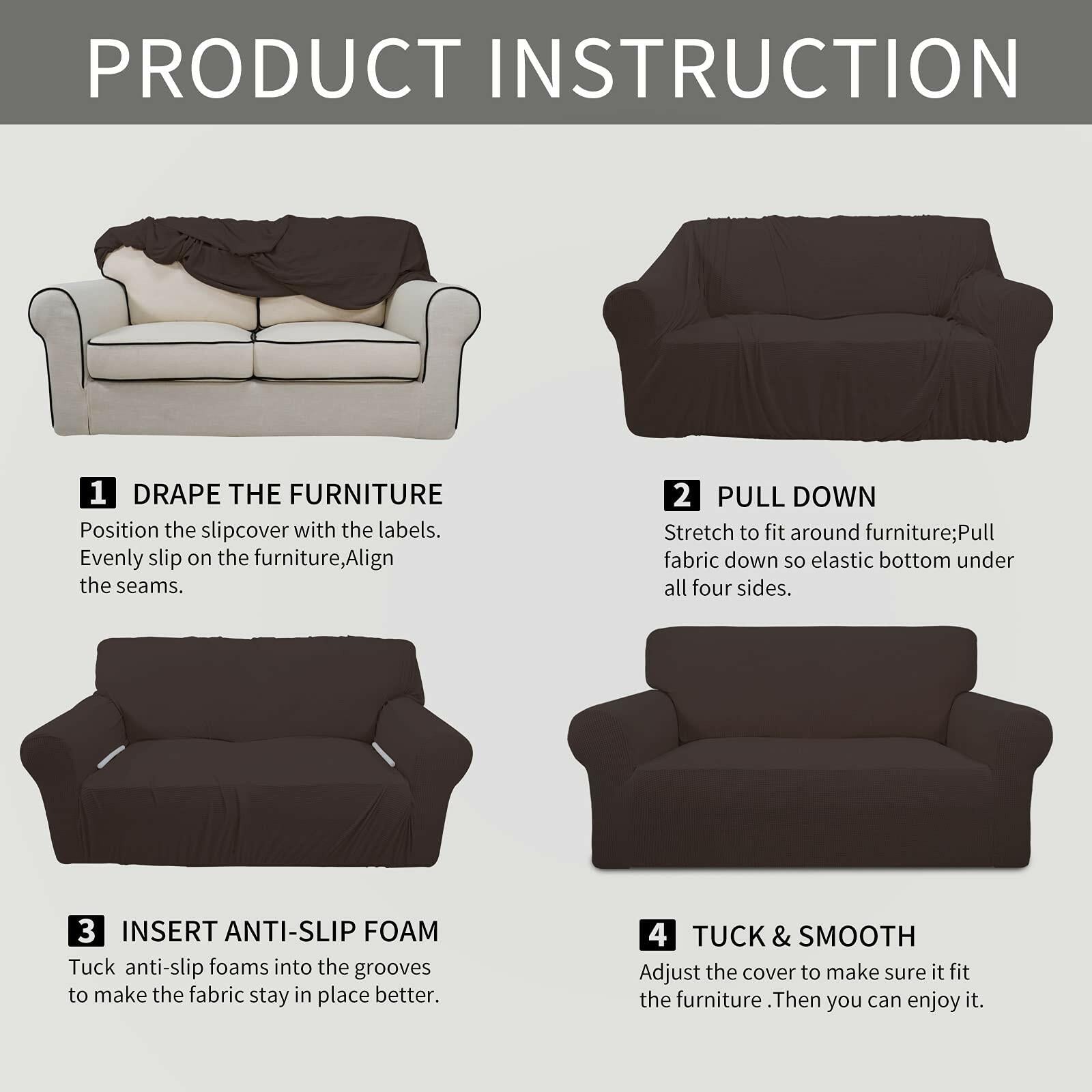 Easy-Going Stretch Loveseat Slipcover 1-Piece Sofa Cover Furniture Protector