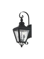 Livex Lighting 2031-01 Transitional Two Light Outdoor Wall Lantern from