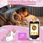 Kids Phone - Toddler Girl Toys for Age 3-10, Christmas Birthday Gifts for Girls,