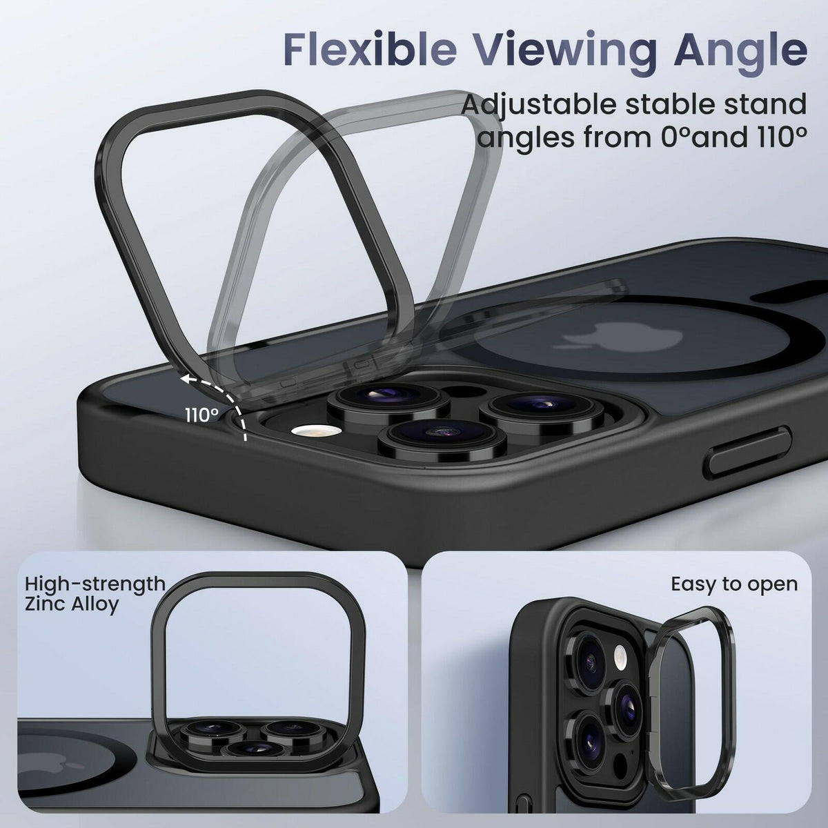 GolbinBox for iPhone 14 Pro Max Case, Compatible with Magsafe, Built-in