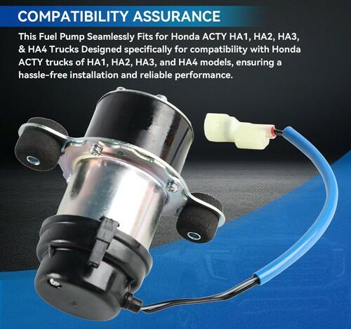 Panidarun Fuel Pump Compatible with Honda ACTY HA1 HA2 HA3 HA4 Truck Replace #