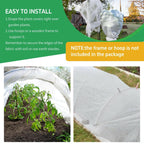GUKULIVEL Plant Covers Freeze Protection, 10x50ft Green Frost Blanket for