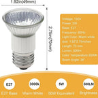 Pack of 2 CCTP Range Hood Appliance Bulbs E27 Lighting Z0B0011 50W Bulbs for