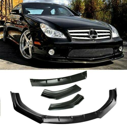 For Mercedes-Benz Car Front Bumper Lip Spoiler Splitter Body Kits Carbon Fiber