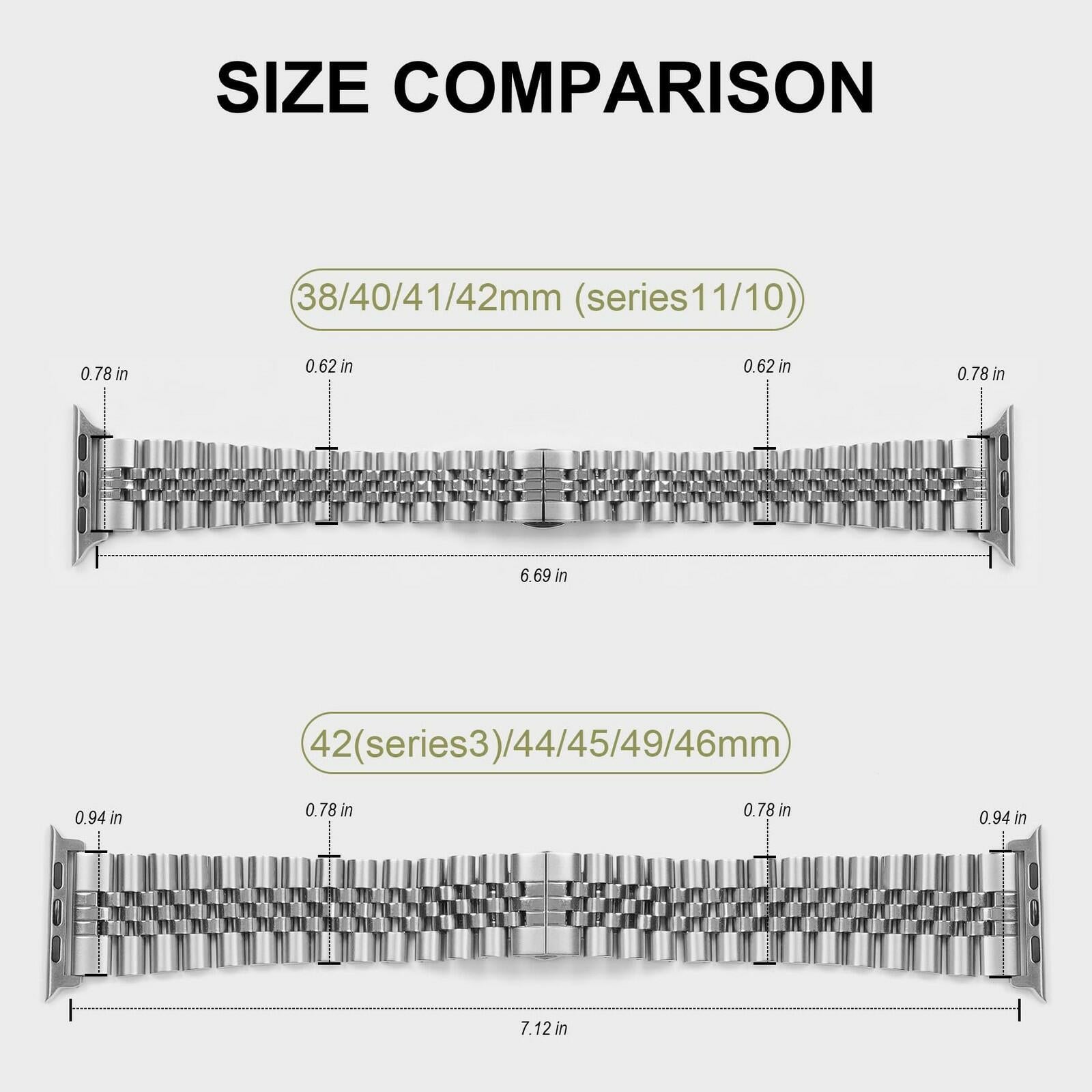 baozai Compatible with Apple Watch Band 42mm 41mm 40mm 38mm, iWatch Series 11-1