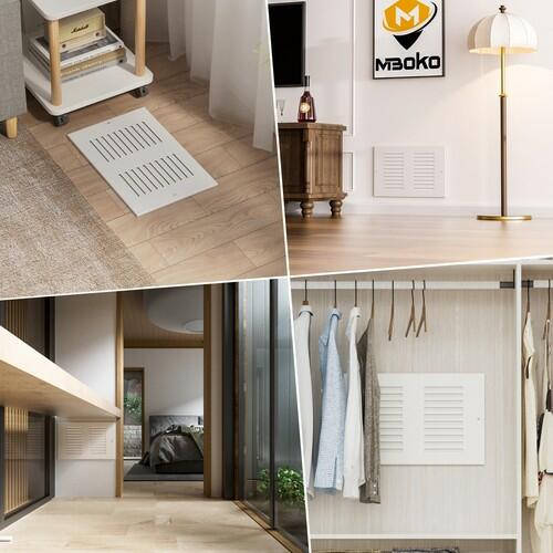 Mboko Hidden Wall Safe w/ Vent Cover Electronic Recessed Home Security