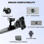 Epronic CD Slot Mount for Carplay Screen 17mm Ball Adapter with 4-Button Lock