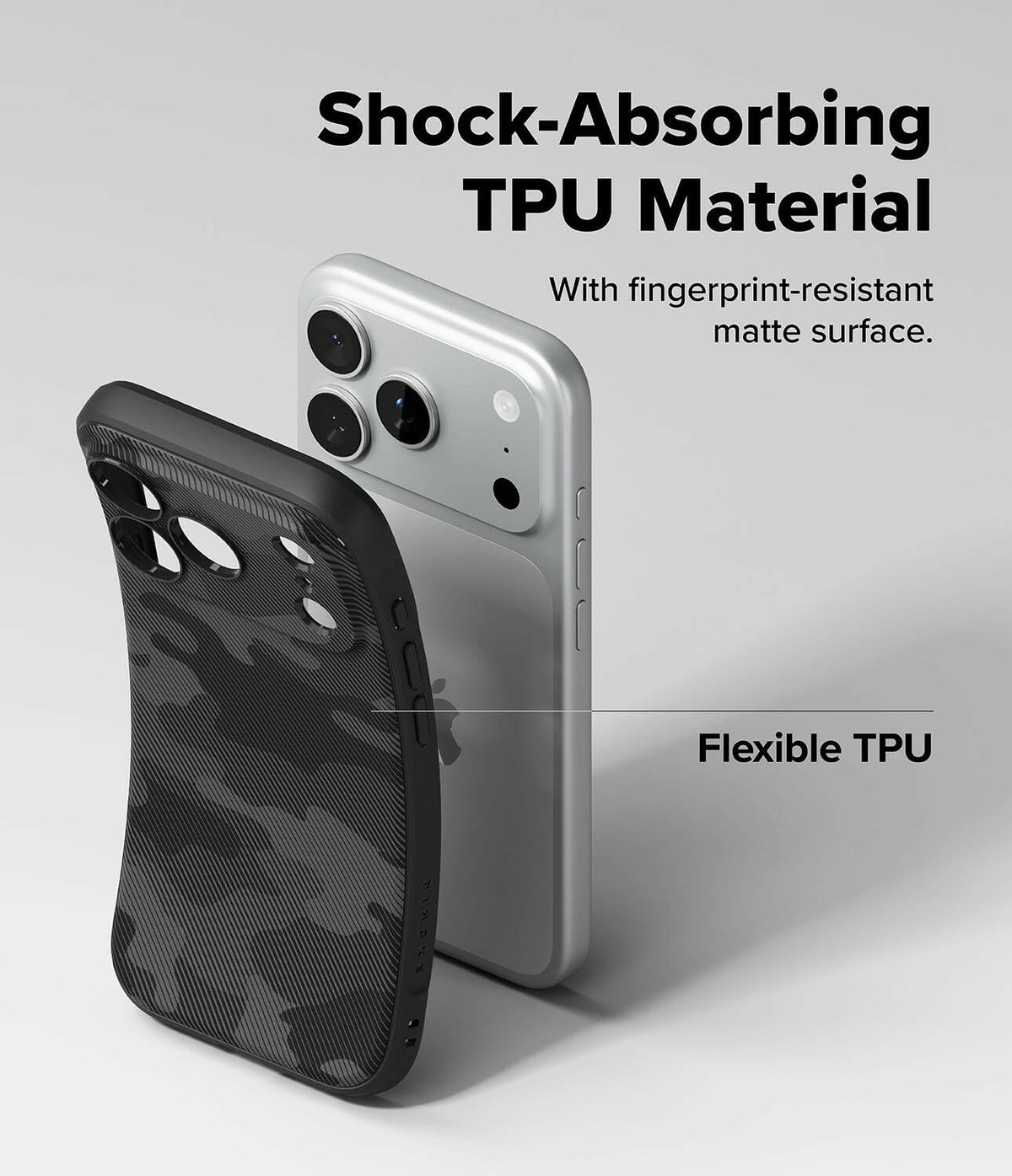 Ringke Onyx for iPhone 17 Pro Max Case, [Feels Good in The Hand] Oil & Dirt