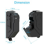 VERPROOF Biometric Gun Safe for Handgun Drop Down Pistol Safe, Smart Pistol Safe