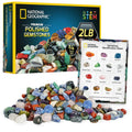 National Geographic Premium Polished Stones - 2 Pounds of 3/4-Inch Tumbled