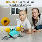 Yeaye Crawling Crab Baby Toys Infant - Tummy Time Toy Gifts for 3 4 5 6 7 8 9 10