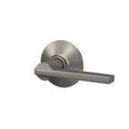 SCHLAGE Latitude Hall/Closet Passage Door Handle, Reversible, Satin Nickel