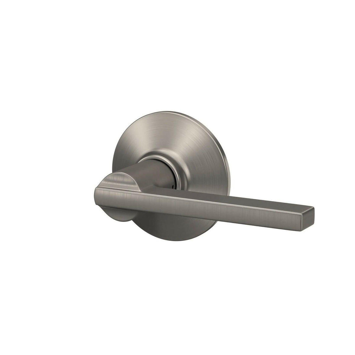 SCHLAGE Latitude Hall/Closet Passage Door Handle, Reversible, Satin Nickel
