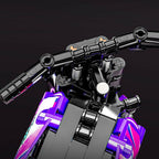 Mesiondy Motorcycle Building Block Set - 476 PCS Collectible Motorcycle Display