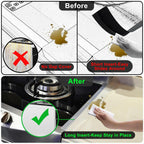 2 PACK Silicone Stove Counter Gap Cover Kitchen Counter Gap Filler Transparent
