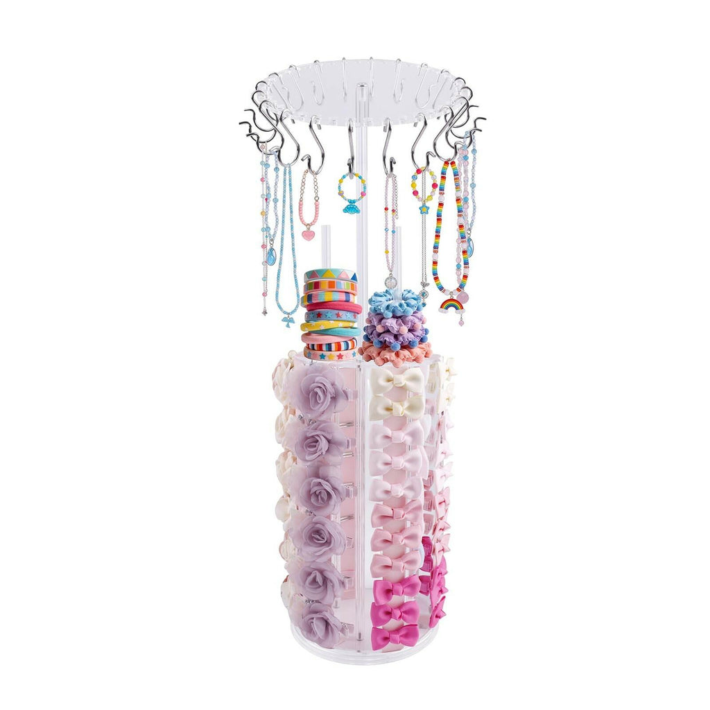 BFNAAgirl Bow Holder Bow Organizer for Girls,Baby Hair Clips Storage Stand,
