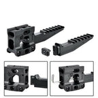 AWETHE Tactical Fast Mount Extension Support 20mm Picatinny for DBAL PEQ NGAL