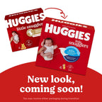 29 Ct Huggies Size 2 Diapers, Little Snugglers Baby Diapers, Size 2 (12-18 lbs)