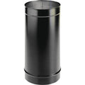 DuraVent 6DBK-24 DuraBlack Stove Pipe 6" x 24" Black Steel Vent